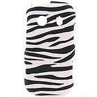 Zebra Skin Hard Cover Phone Case for samsung Seek M350