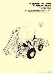 Case 35 Backhoe Loader 580CK B Parts Catalog Manual