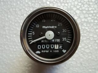 Clockwise 60mm Tachometer fits Mahindra Tractor 475, 485, 575, C4005 