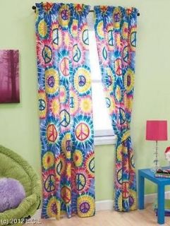peace sign curtains in Home & Garden