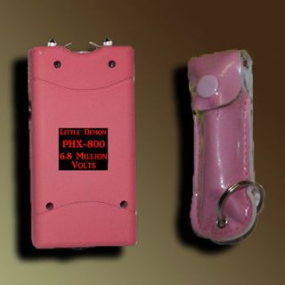 Pink Pepper Spray & Pink Little Demon™ PHX 800™ 6.8 Million Volt 