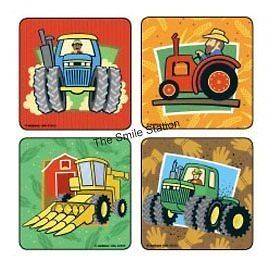   TRACTOR Stickers Kids Party Goody Loot Bag Filler Favor Supply