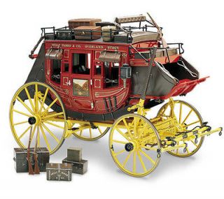   Fargo Overland Stagecoach by The Franklin Mint in 116 Scale B11XK59