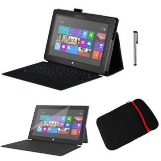   Case Cover+Protecto​r+Pen+Sleeve For Microsoft Surface Tablet Laptop