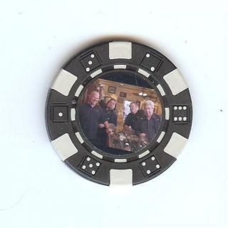 New Black The Cast Of Pawn Stars Poker Chip Card Guard
