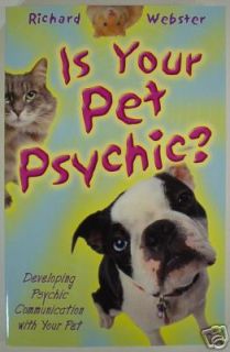 TRAINING PET PSYCHIC ANIMALS DOG CAT BIRD Book NEW