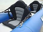   DELUXE THERMO MOLDED SIT ON TOP KAYAK SEAT WITH DRY STORAGE BACK PACK