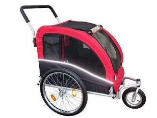 Booyah Large Pet Dog Cat Trailer and Stroller Cargo Red