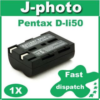 Li50 Battery Pack for Pentax K10D K20D DSLR Samsung GX 10 GX 20 