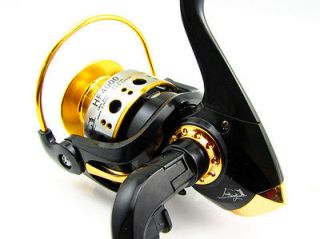 New 6+1 BB High Quality Power Gear Spinning Fish Fishing Reel Aluminum 