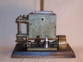 Antique Miniture Steam Engine Engineer or Patent Model Brass Lve Steam