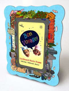 Colorful Beautiful Cute Cardboard Photo Frame For Children Room Bon 