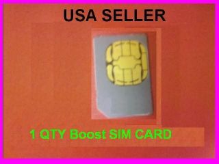 Boost Mobile Sim Card in SIM Cards