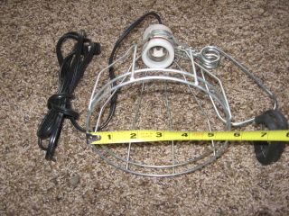 Pet Or Reptile Clamp Light Fixture Caged