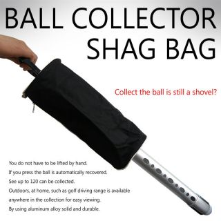 New Golf Ball Collector Picker Practice Shag Bag 120 Balls Holder 