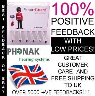 Phonak Smartguard Wax Guards   x6   FREE P&P to UK