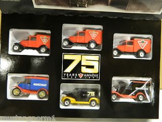 CANADIAN TIRE CTC MATCHBOX 75th Anniversary 6 TRUCK SET 1/64 scale N 