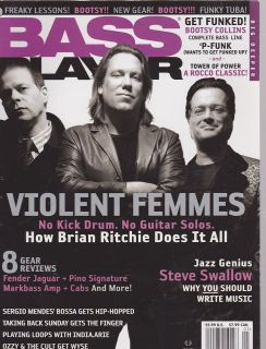 MAY 2006 BASS PLAYER guitar music magazine VIOLENT FEMMES