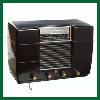 Art Deco Philco Bakelite A547B Valve Radio Receiver   FREE Mainland UK 