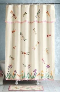 Insect Dragonfly Bathroom Shower Curtain Brand NEW Fabric will ship 