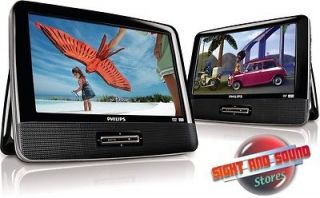 Philips PD9016 9 Dual DVD Players with Speakers   Auto RV Boat & More