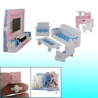 Child Kids 7 Models Furniture Sofa Chair Desk Tea Table 3D Puzzle Toy