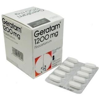100 Piracetam / Geratam 1200 mg Pills   Memory Brain Busters + Great 