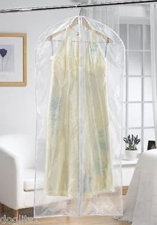   Double Thick Strong Clear See Through Plastic Dress Garment Cover Bag