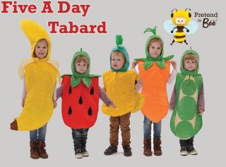   Girls toddler Fruit CARROT BANANA STRAWBERRY PEA POD PINEAPPLE costume