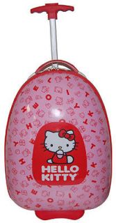   USA Hello Kitty Childrens Carry On Pod Girls Wheeled Pink Luggage