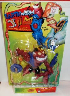 Earthworm Jim PETER PUPPY Action Figure New Mosc RePlay 2002