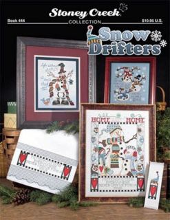Snow Drifters Book 444 Snowmen Stoney Creek Cross Stitch Pattern Book