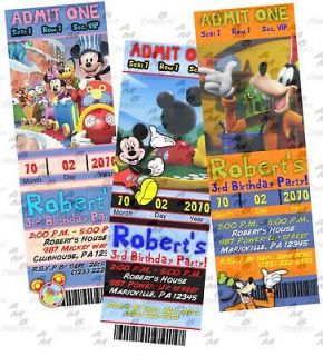 mickey mouse invitations