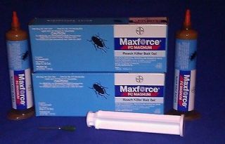   FC Magnum Cockroach Roach Gel Bait w/ 4 plungers & Tips Pest Control