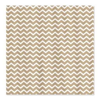 Tan Chevrons Cute Shower Curtain by CafePres 640815763