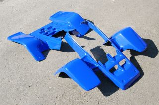   BANSHEE YFZ350 DARK BLUE STANDARD PLASTIC FRONT AND REAR FENDER SET