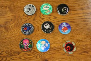 55 Pogs and 9 Slammers from the mid 1990s