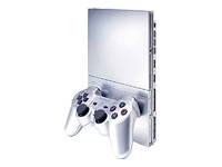 Sony PlayStation 2 Slim Silver Edition Console + Extras