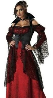 Adult Halloween Outfit Deluxe Victorian Vampire Costume