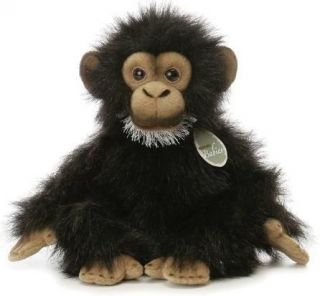 plush furry chimpanzee chimp monkey stuffed animal baby