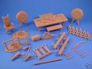Marx Toy Soldiers Knights Castle Playset Accessories