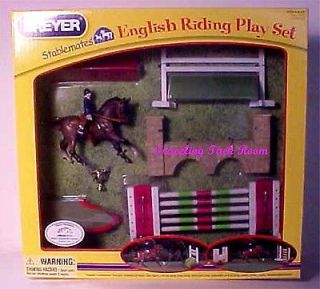   World Equestrian Games Stablemates English Riding Play Set   Retired