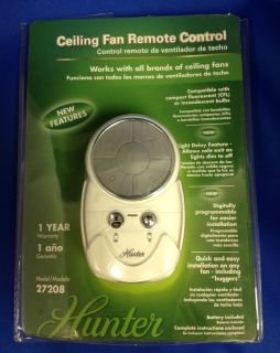 hunter ceiling fan remote in Lighting Parts & Accessories