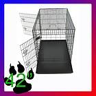New Champion 42 Portable Folding Dog Pet Crate Cage Kennel Two Door 