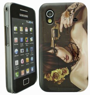 LADY WiTH GUN HARD BACK CASE COVER SKiN FOR SAMSUNG GALAXY ACE S5830