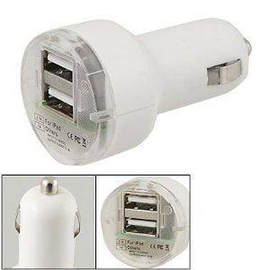 Port Dual USB DC Car Charger Adapter Accessory For Apple iPhone 5 5G 