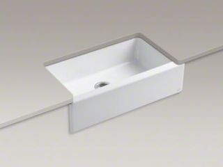 Kohler Whitehaven Self Trimming single bowl sink Kitchen Sink K6487 0
