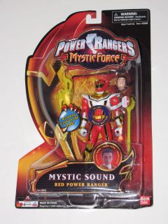 Power Rangers RED MYSTIC FORCE SOUND Figure Super Sentai MAGIRANGER 