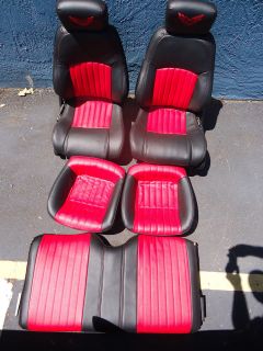    02 97 98 Firebird Trans Am Power Seats Leather New Custom Covers Set