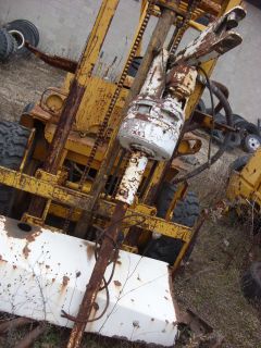   hydraulic auger drive boring attachment post hole digger 3 pt, backhoe